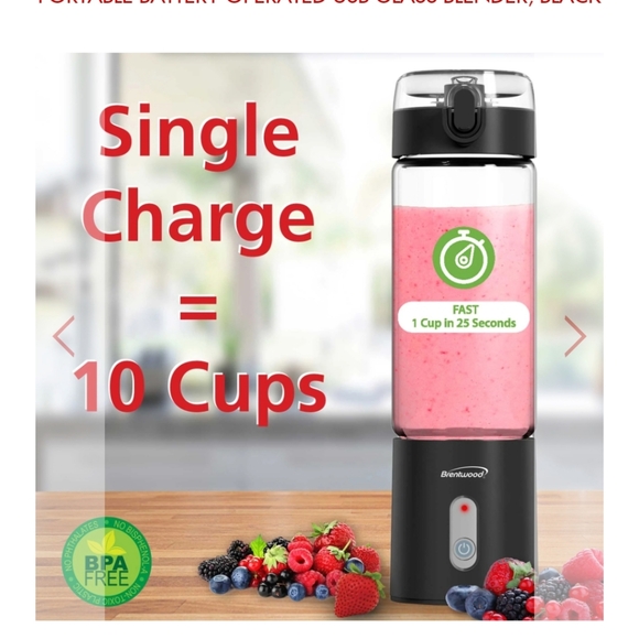 Brentwood Portable Blender - Picture 3 of 4